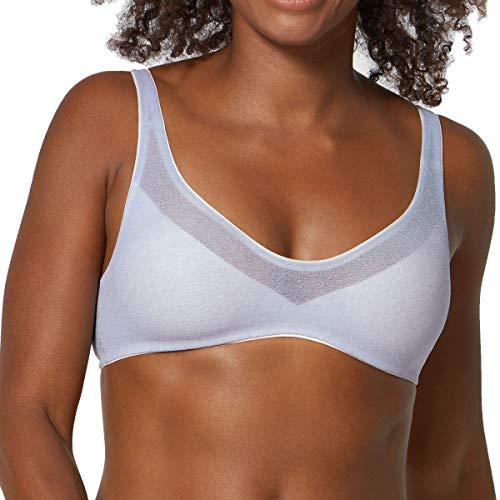 Sloggi Damen Oxygene Infinite Soft Bra Gepolsterter BH, SILVER SHADOW, M von Sloggi