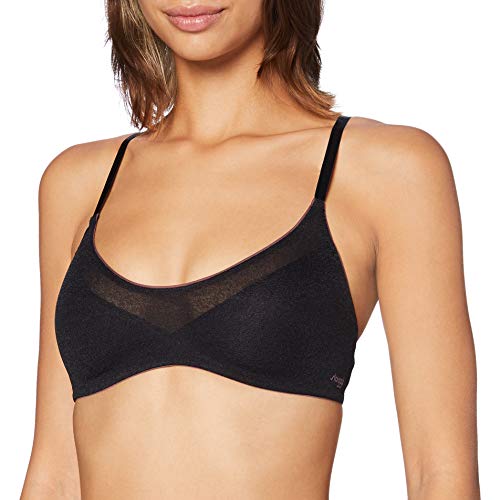 sloggi Damen OXYGENE Infinite T-Shirt Bra Bügelloser BH, Black, M von Sloggi