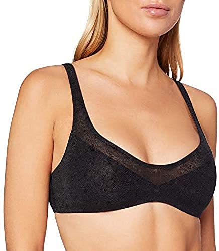 sloggi Damen OXYGENE Infinite T-Shirt Bra Bügelloser BH, Black, S von Sloggi