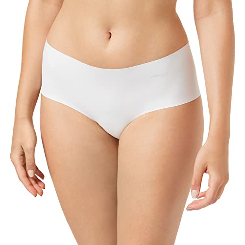 sloggi Damen ZERO Microfibre Short Panty, Silk White, XS von Sloggi