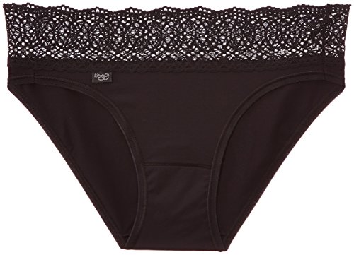 Sloggi Damen Panty, Uni, 2er pack, Gr. 40, Schwarz von Sloggi