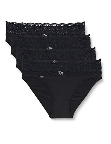 Sloggi Damen Pure Sense Luxe H Tai C2p Slip, Schwarz, 44 EU von Sloggi