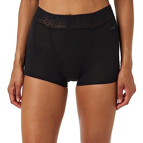 sloggi Damen Period Short Medium Pants, Black, M von Sloggi