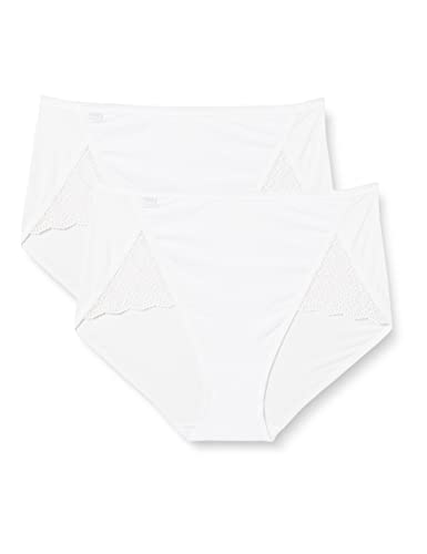 Sloggi Damen sloggi Pure Sense Luxe Maxi C2P, WHITE, 42 von Sloggi