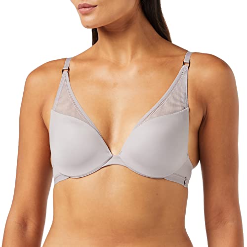 Sloggi Damen Push-Up BH S Symmetry WHU, Grau (Dust 3334), Gr. 70A von Sloggi