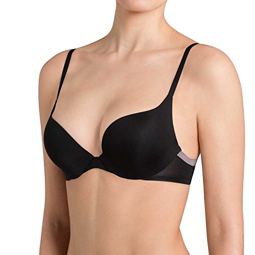 Sloggi Damen Push-Up BH Wow Breeze WHU, Schwarz (Black 04), Gr. 75C von Sloggi