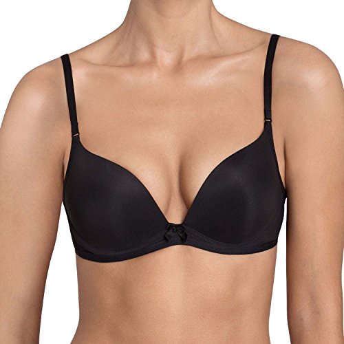 Sloggi Damen Push-Up BH Wow Comfort PU, Schwarz (Black 04), Gr. 55C (Herstellergröße: 70C) von Sloggi