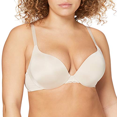 Sloggi Damen Push Up BH Wow Lace WHU, Color: Beige (New Beige (Lz) Lz), Size: 65A von Sloggi