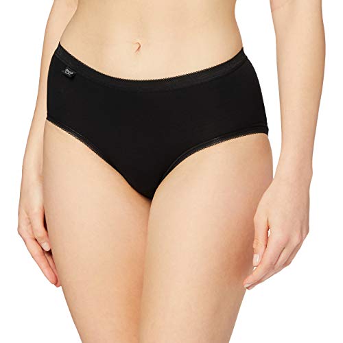Sloggi Damen Basic+ Midi Slip, Schwarz, 38 EU von Sloggi