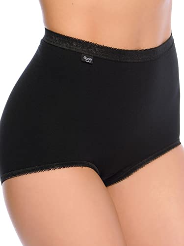 Sloggi Damen Basic+ Maxi 2p Slip, Schwarz, 42 EU von Sloggi