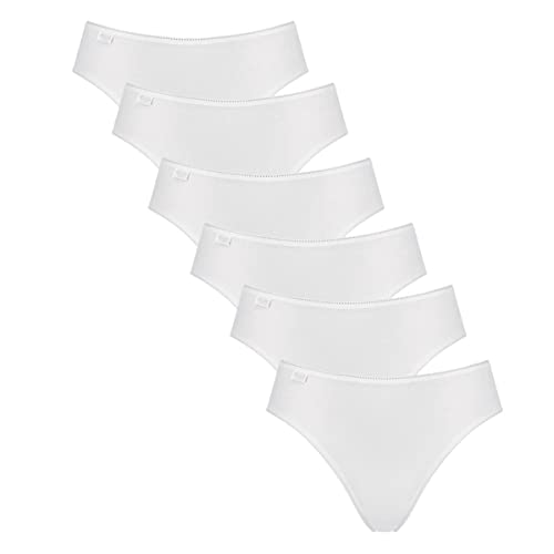 Sloggi Damen Slips 24/7 Microfibre - Tai Slip - 6er-Pack (48 Weiß) von Sloggi