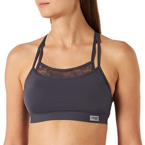 Sloggi Damen Sport-BH Women Move Flex P, Grau (Mauve Grey 6691), Gr. 70E von Sloggi