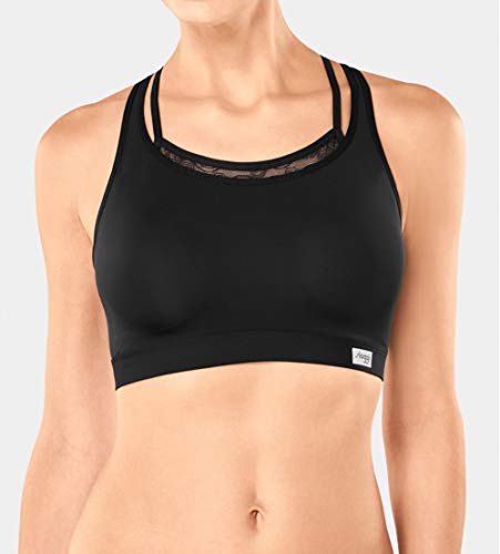 Sloggi Damen Sport-BH Women Move Flex P, Schwarz (Black 0004), Gr. 70 von Sloggi