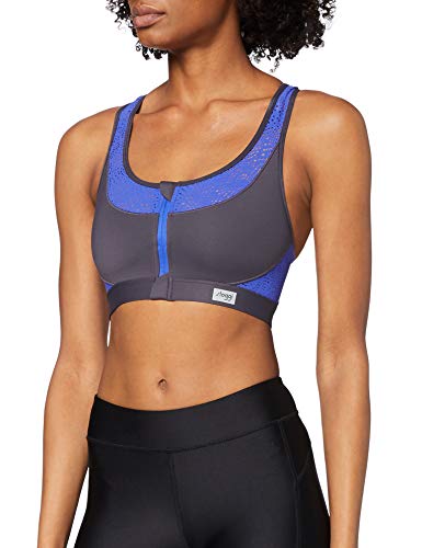 Sloggi Damen Sport-BH Women Move Fly N, Mehrfarbig (Blue-Dark Combination M008), Gr. 80C von Sloggi