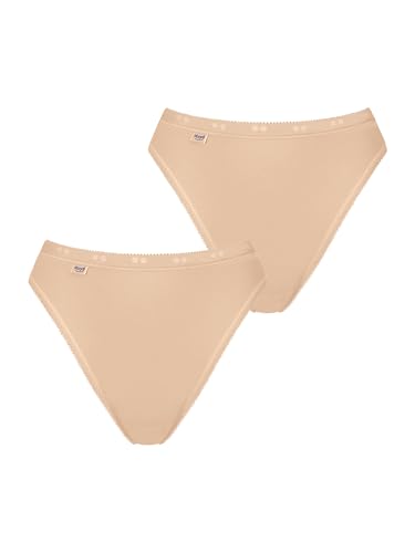 Sloggi Damen Tai-Slip 2-Pack Basic+ - BEIGE - Größe 44 von Sloggi