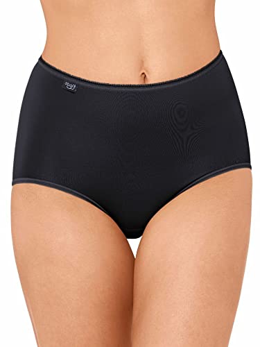 Sloggi Damen 24/7 Microfibre Maxi C3p Slip, Schwarz, 46 EU von Sloggi