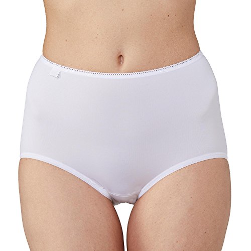 Sloggi Damen 24/7 Microfibre Maxi C3p Slip, Weiß, 38 EU von Sloggi