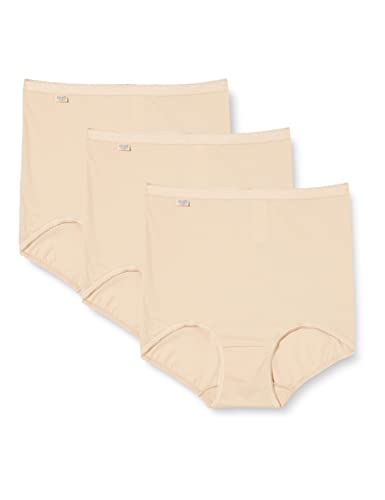 Sloggi Damen Basic+ Maxi 3p Slip, Skin, 58 EU von Sloggi