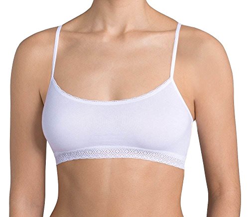Sloggi Damen Unterhemd EverNew Lace Top, Weiß (White 03), Taille Fabricant: M von Sloggi