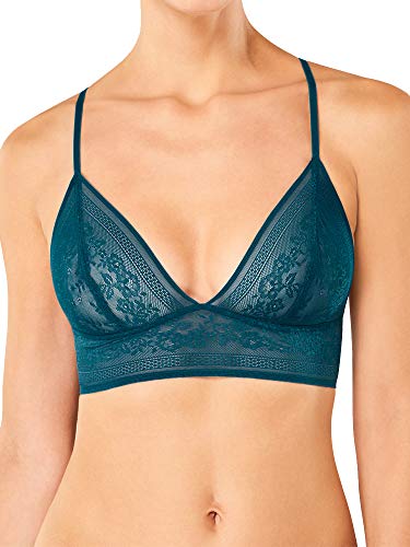 Sloggi Damen Unterhemd Zero Lace Bralette, Grün (Mystic Sea 6723), XS von Sloggi