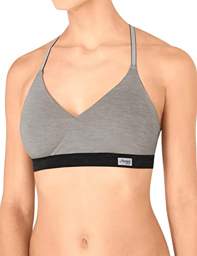 Sloggi Damen Women Move Flow Bralette, Mehrfarbig (Grey Combination M013), Small von Sloggi