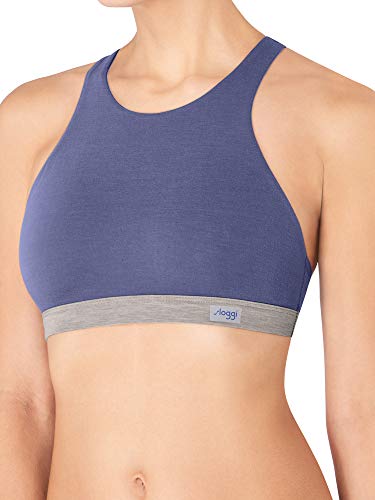 Sloggi Damen Women Move Flow Top1 Top, Blau (Blue-Light Combination M), L von Sloggi