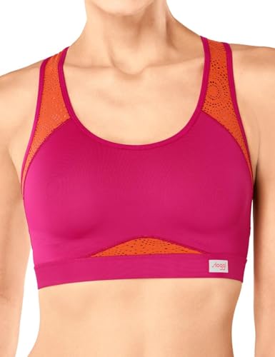 Sloggi Damen Bügel Bügel-BH Women Move Fly W Einfarbig, Pink (Pink - Light Combination M), 85E (Herstellergröße: 38DD) von Sloggi
