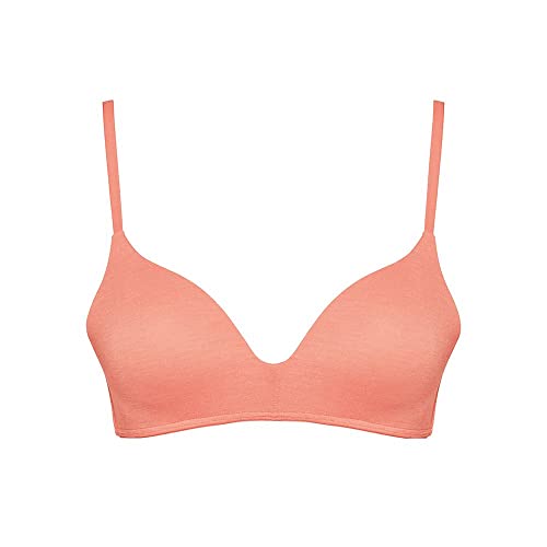 Sloggi Damen Wow Embrace P Bügelloser BH, Blickdicht, Orange (Orange-Light Combination M017), (Herstellergröße: M) von Sloggi