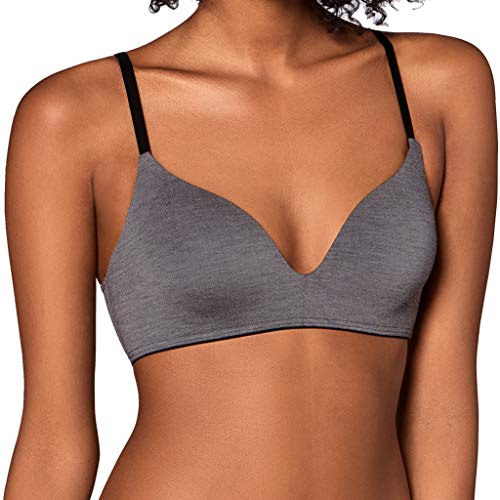 sloggi Damen Wow Embrace P Padded BH, Black Combination, L plus von Sloggi