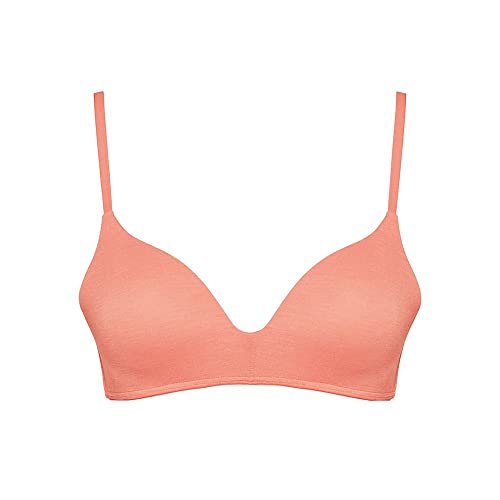 Sloggi Damen Wow Embrace P Bügelloser BH, Undurchsichtige, Orange (Orange-Light Combination M017), (Herstellergröße: S) von Sloggi