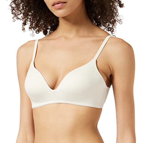 sloggi Damen Wow Embrace P Padded BH, White - Light Combination, L plus von Sloggi