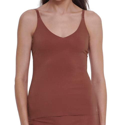 Sloggi Damen Zero Feel 2.0 Spaghetti Top, Burnt Henna, XS von Sloggi