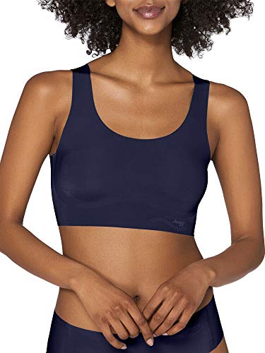 Sloggi Damen Bustier Zero Feel Top, Blau (Skyline 6582), XS von Sloggi