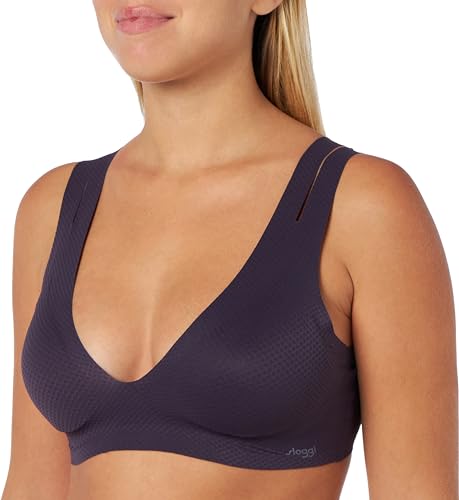 sloggi Damen Zero Feel Flow Bralette, Blueberry, XS von Sloggi