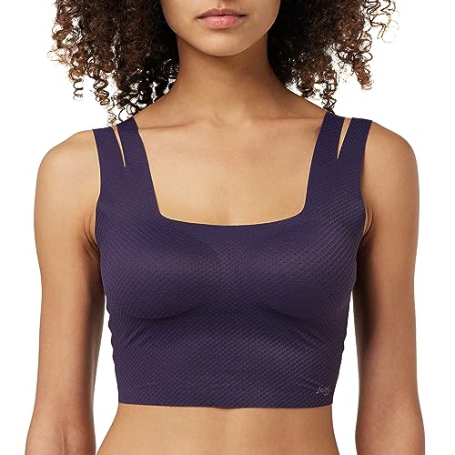 sloggi Damen Zero Feel Flow Top Oben, Blueberry, L von Sloggi