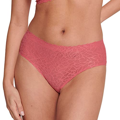 sloggi Damen Zero Feel Lace 2.0 Hipster, Desert Rose, M von Sloggi