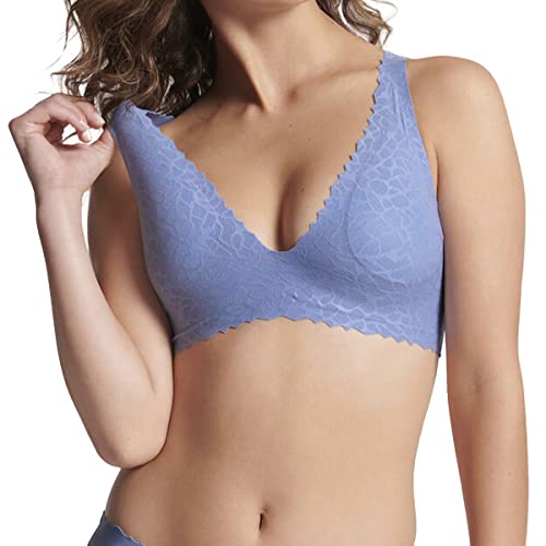 sloggi Damen Zero Feel Lace 2.0 Top, Riviera, S von Sloggi