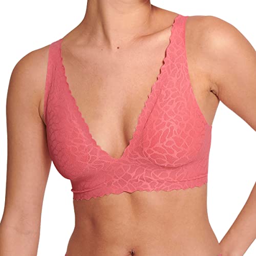 sloggi Damen Zero Feel Lace 2.0 Top Oben, Desert Rose, XS von Sloggi