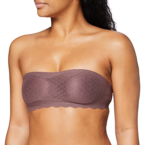 Sloggi Damen Zero Feel Lace Bandeau Top, Violett (Kaluha 00qn), (Herstellergröße: S) von Sloggi