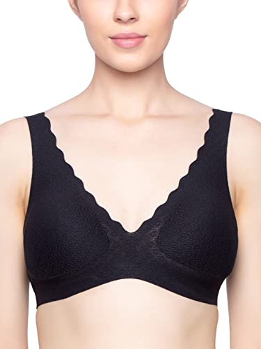 sloggi Damen ZERO Feel Lace Bralette Bustier, Black, M von Sloggi