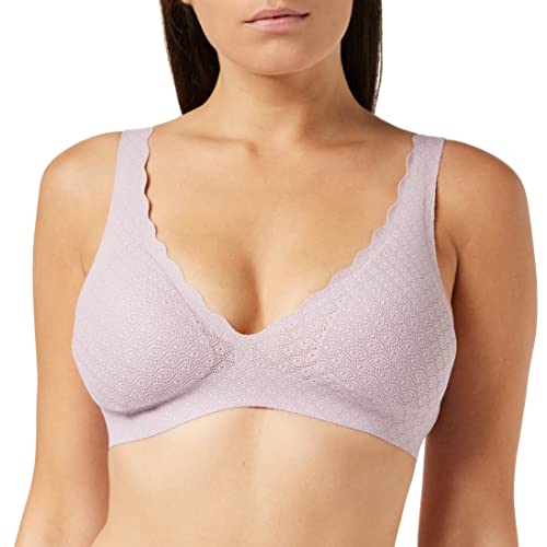 sloggi Damen ZERO Feel Lace Bralette Bustier, Lilac Orchidee, XS von Sloggi