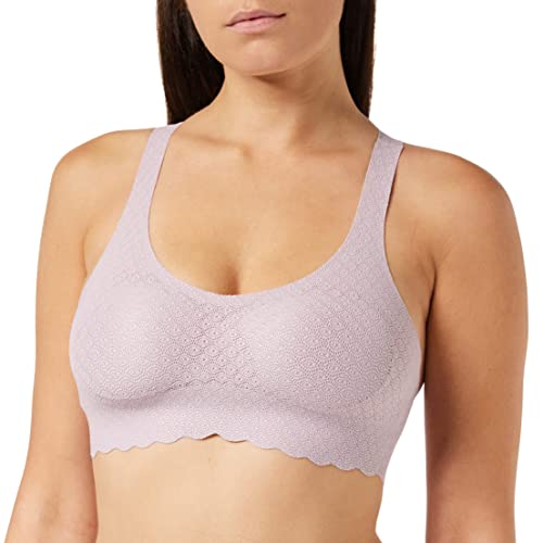 sloggi Damen ZERO Feel Lace Top Bustier, Lilac Orchidee, XL von Sloggi