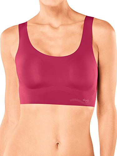 Sloggi Damen Zero Feel Top X Unterhemd, Rot (Raspberry Wine 1801), S von Sloggi