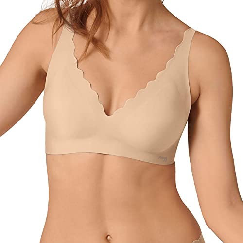sloggi Damen ZERO Feel Wavy Bralette Bügelloser BH, Peanut Butter, XS sloggi Damen ZERO Feel Wavy Bralette Bügelloser BH, Peanut Butter, XS von Sloggi
