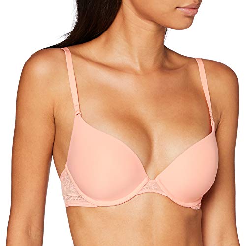 Sloggi Damen Zero Lace WHUM Push-Up BH, Orange (Coral 3586), (Herstellergröße: 70C) von Sloggi