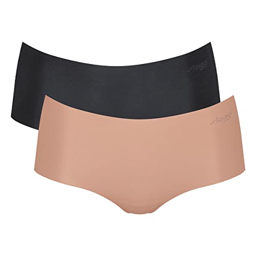 sloggi Damen Zero Microfibre 2.0 C2P Short, Brown-Dark Combination, L von Sloggi