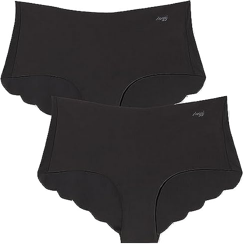 sloggi Damen Zero Microfibre 2.0 H 2P Short, Black, M von Sloggi