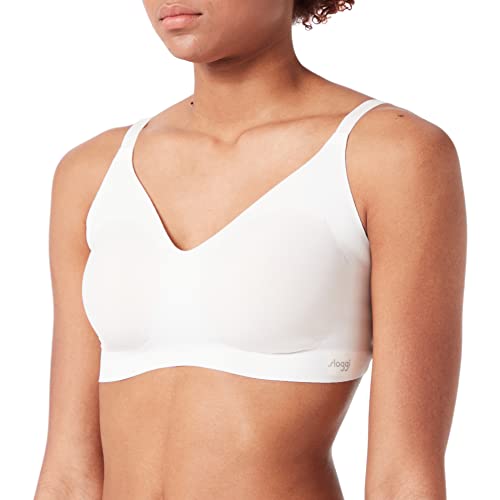 sloggi Damen Zero Microfibre 2.0 H Bralette Top, Angora, XS sloggi Damen Zero Microfibre 2.0 H Bralette Top, Angora, XS von Sloggi