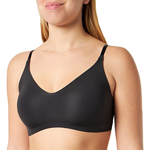 sloggi Damen Zero Microfibre 2.0 H Bralette Top, Black, XL von Sloggi