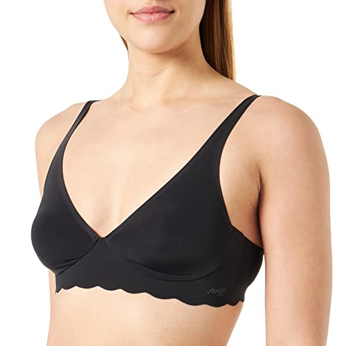 sloggi Damen Zero Microfibre 2.0 H Soft Bra BH, Black, L von Sloggi